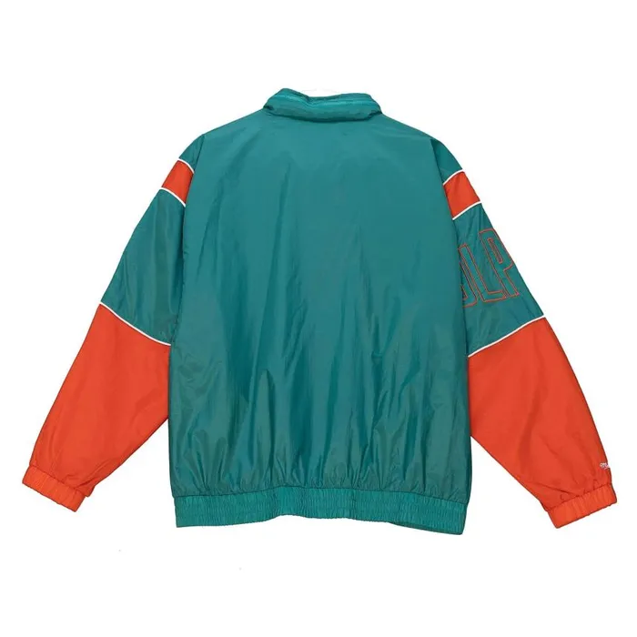 Mitchell and Ness Authentic Sideline Jacket Miami Dolphins Men Jackets and Outerwear Mitchell and Ness Authentic Sideline Jacket Miami Dolphins Men Jackets and Outerwear