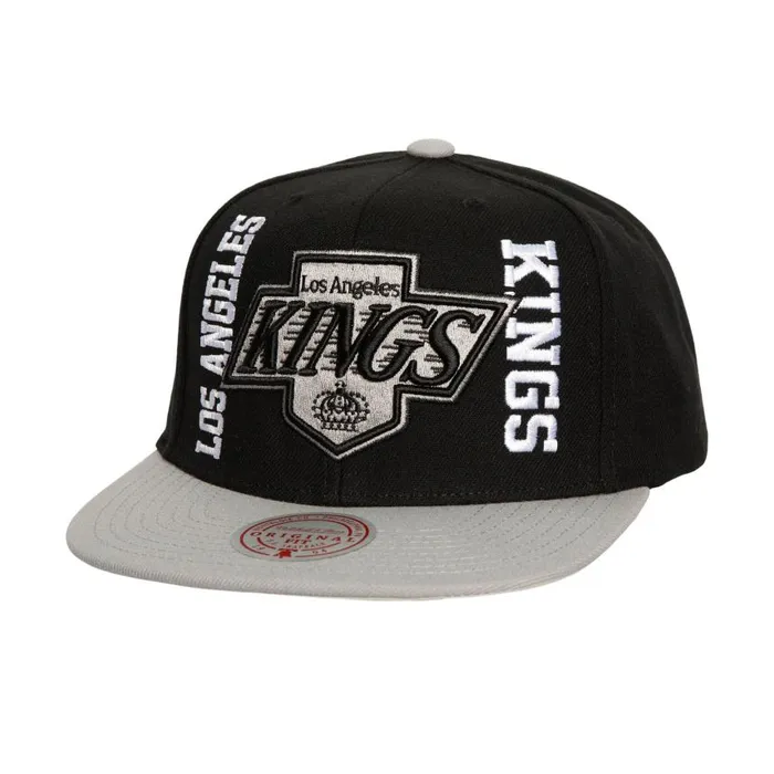 Mitchell and Ness Banners Up Snapback Vntg Los Angeles Kings Men Hats and Headwear Mitchell and Ness Banners Up Snapback Vntg Los Angeles Kings Men Hats and Headwear