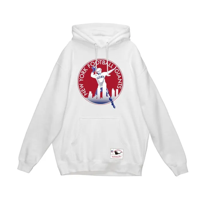 Mitchell and Ness Basic Logo 2 Hoodie New York Giants Men Hoodies and Sweatshirts Mitchell and Ness Basic Logo 2 Hoodie New York Giants Men Hoodies and Sweatshirts
