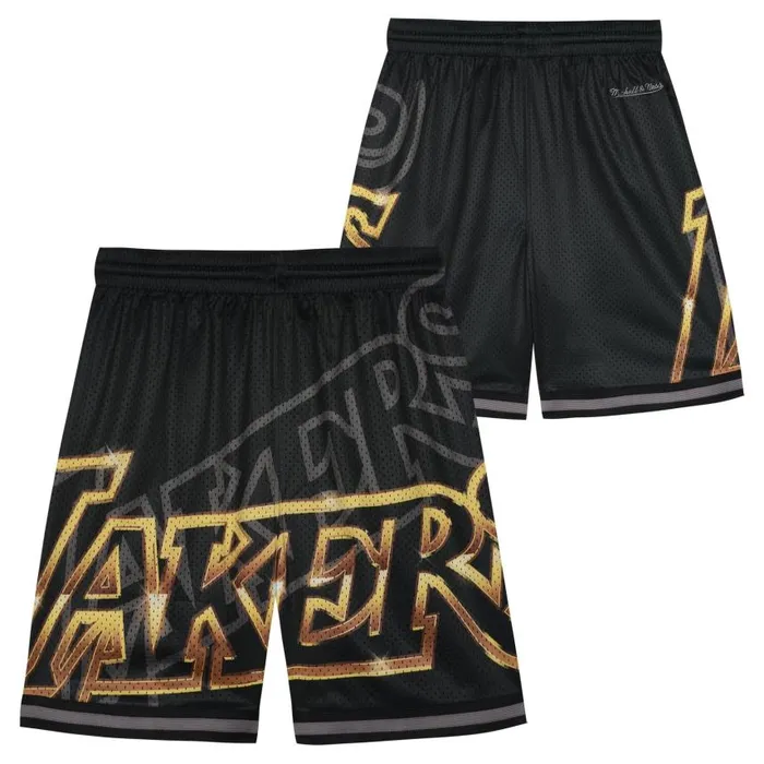 Mitchell and Ness Big Face 40 Shorts Los Angeles Lakers Kids Shorts and Skorts Mitchell and Ness Big Face 40 Shorts Los Angeles Lakers Kids Shorts and Skorts