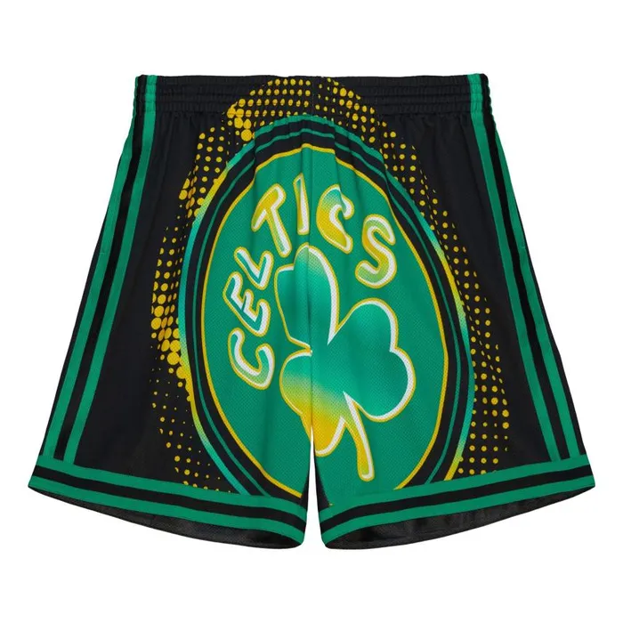 Mitchell and Ness Big Face 70 Fashion Shorts Boston Celtics Men Shorts