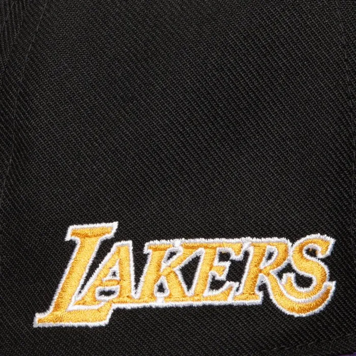 Mitchell and Ness Big Mouth Snapback Los Angeles Lakers Men Hats and Headwear Mitchell and Ness Big Mouth Snapback Los Angeles Lakers Men Hats and Headwear