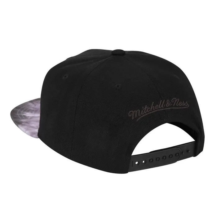 Mitchell and Ness Blitzed Snapback HWC Los Angeles Lakers Men Hats and Headwear