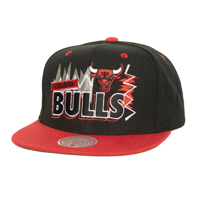 Mitchell and Ness Buzz Snapback Chicago Bulls Men Hats and Headwear