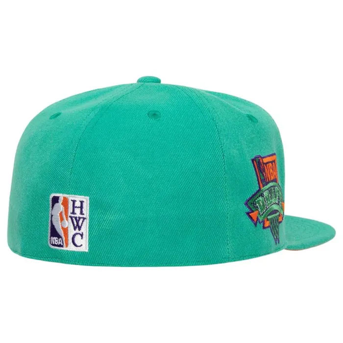 Mitchell and Ness Cactus Cooler Fitted Hat Milwaukee Bucks Men Hats and Headwear Mitchell and Ness Cactus Cooler Fitted Hat Milwaukee Bucks Men Hats and Headwear