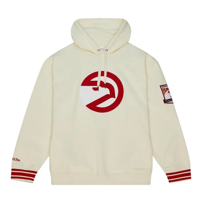 Mitchell and Ness Chainstitch Heavyweight Hoodie Retro Atlanta Hawks Men Hoodies and Sweatshirts Mitchell and Ness Chainstitch Heavyweight Hoodie Retro Atlanta Hawks Men Hoodies and Sweatshirts