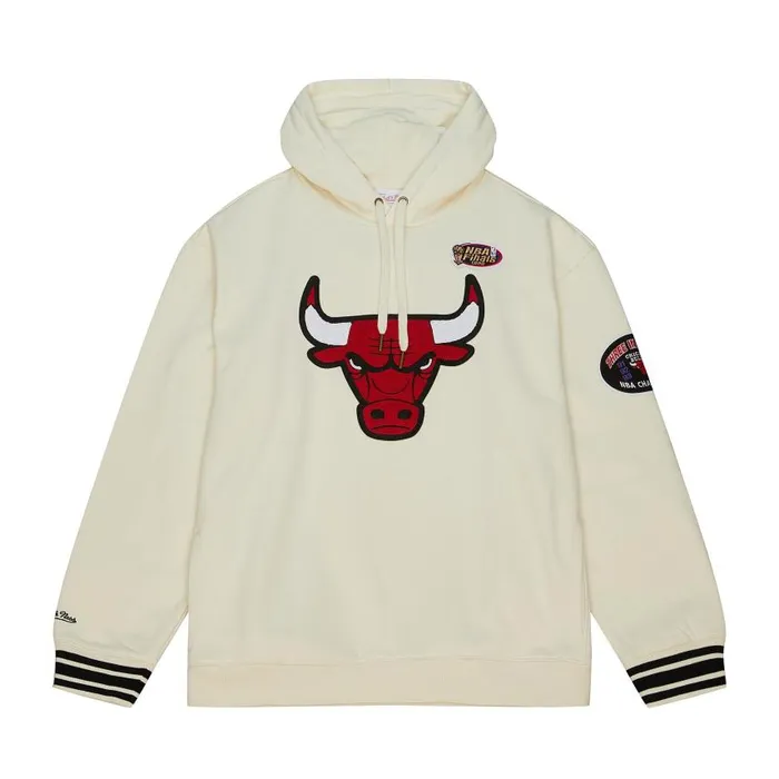 Mitchell and Ness Chainstitch Heavyweight Hoodie Retro Chicago Bulls Men Hoodies and Sweatshirts Mitchell and Ness Chainstitch Heavyweight Hoodie Retro Chicago Bulls Men Hoodies and Sweatshirts