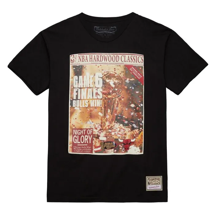 Mitchell and Ness Champs Tee Chicago Bulls Men TShirts and Tops