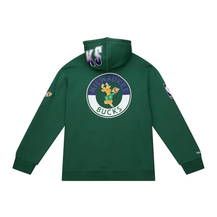 Mitchell and Ness City Collection Fleece Hoody Milwaukee Bucks Men Hoodies and Sweatshirts Mitchell and Ness City Collection Fleece Hoody Milwaukee Bucks Men Hoodies and Sweatshirts