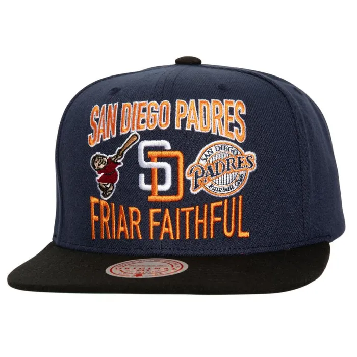 Mitchell and Ness City Love Snapback Coop San Diego Padres Men Hats and Headwear Mitchell and Ness City Love Snapback Coop San Diego Padres Men Hats and Headwear
