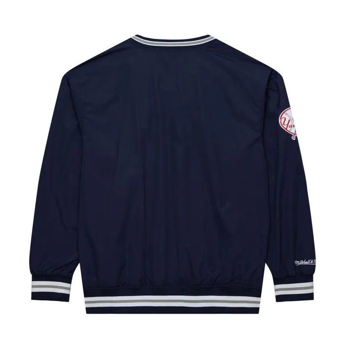 Mitchell and Ness Classic Nylon Pullover Vintage Logo New York Yankees Men Jackets and Outerwear Mitchell and Ness Classic Nylon Pullover Vintage Logo New York Yankees Men Jackets and Outerwear