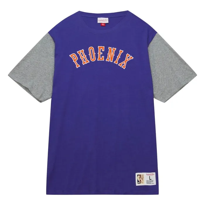 Mitchell and Ness Color Blocked SS Tee Phoenix Suns Men TShirts and Tops