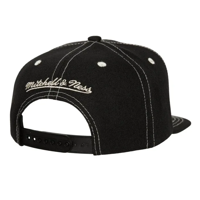 Mitchell and Ness Contrast Natural Snapback Chicago Bulls Men Hats and Headwear Mitchell and Ness Contrast Natural Snapback Chicago Bulls Men Hats and Headwear