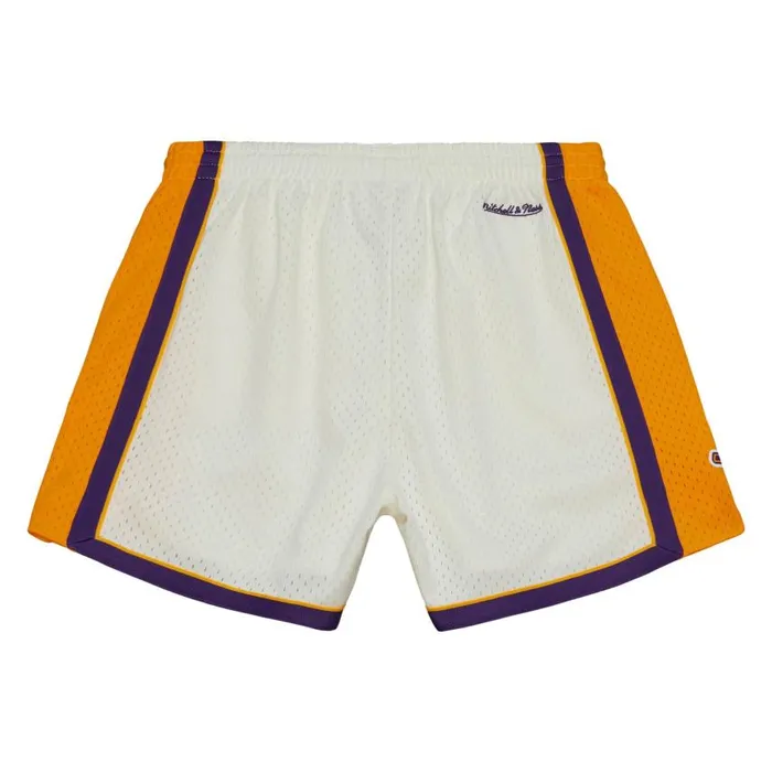 Mitchell and Ness Cream Unisex Jump Shot Shorts Los Angeles Lakers 200910 MenWomen Shorts Mitchell and Ness Cream Unisex Jump Shot Shorts Los Angeles Lakers 200910 MenWomen Shorts