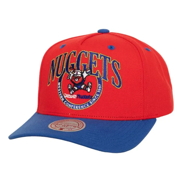 Mitchell and Ness Crown Jewels Pro Snapback HWC Denver Nuggets Men Hats and Headwear Mitchell and Ness Crown Jewels Pro Snapback HWC Denver Nuggets Men Hats and Headwear