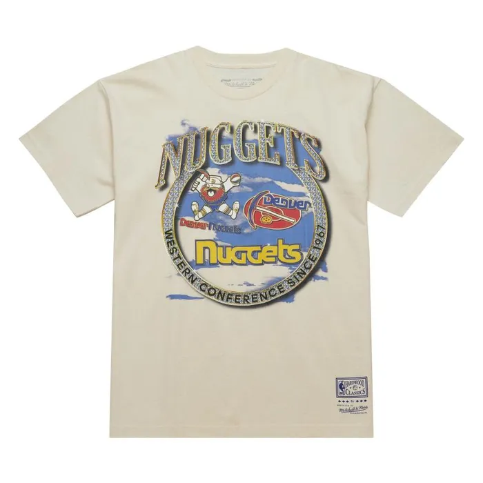 Mitchell and Ness Crown Jewels SS Tee HWC Denver Nuggets Men TShirts and Tops