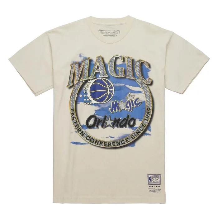 Mitchell and Ness Crown Jewels SS Tee HWC Orlando Magic Men TShirts and Tops