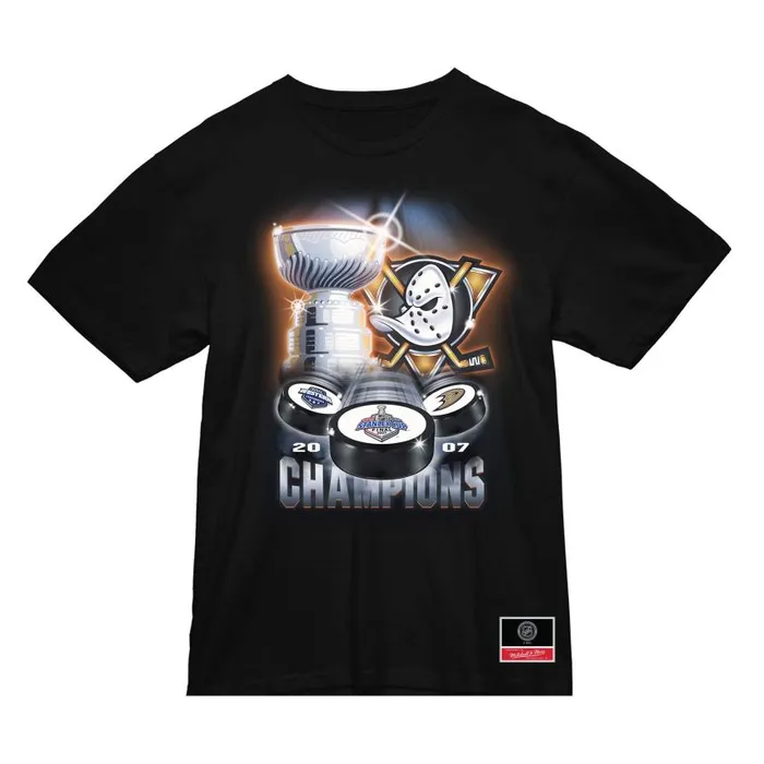 Mitchell and Ness Cup Chase Tee Anaheim Ducks Men TShirts and Tops