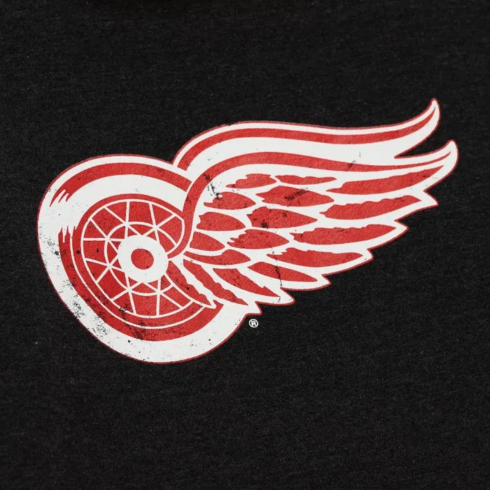 Mitchell and Ness Distressed Logo Hoody Detroit Red Wings Men Hoodies and Sweatshirts Mitchell and Ness Distressed Logo Hoody Detroit Red Wings Men Hoodies and Sweatshirts