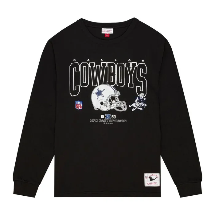 Mitchell and Ness Division LS Tee Dallas Cowboys Men TShirts and Tops
