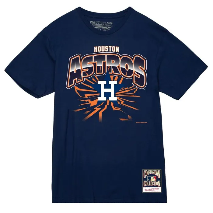 Mitchell and Ness Earthquake Tee Houston Astros Men TShirts and Tops