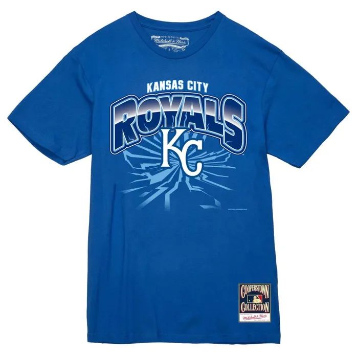 Mitchell and Ness Earthquake Tee Kansas City Royals Men TShirts and Tops