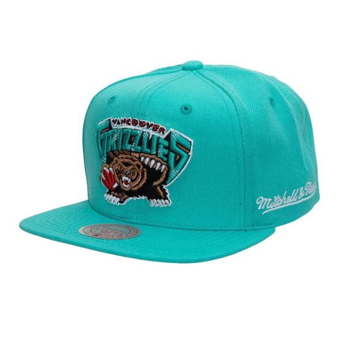 Mitchell and Ness English Dropback Snapback HWC Vancouver Grizzlies Men Hats and Headwear Mitchell and Ness English Dropback Snapback HWC Vancouver Grizzlies Men Hats and Headwear