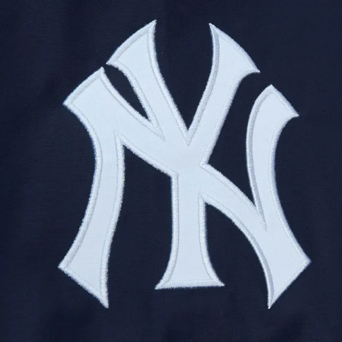 Mitchell and Ness Exploded Logo Warm Up Jacket New York Yankees Men Jackets and Outerwear Mitchell and Ness Exploded Logo Warm Up Jacket New York Yankees Men Jackets and Outerwear