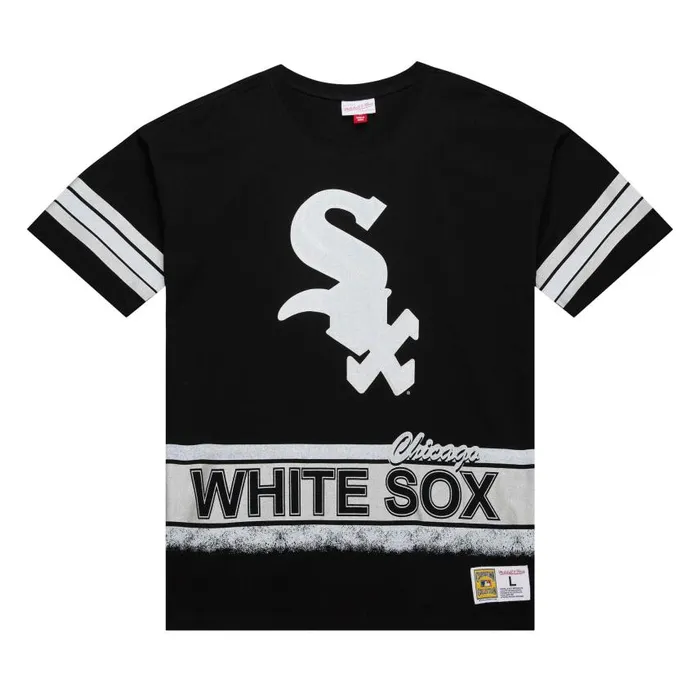 Mitchell and Ness Fashion Oversized SS Tee Vintage Logo Chicago White Sox Men TShirts and Tops Mitchell and Ness Fashion Oversized SS Tee Vintage Logo Chicago White Sox Men TShirts and Tops