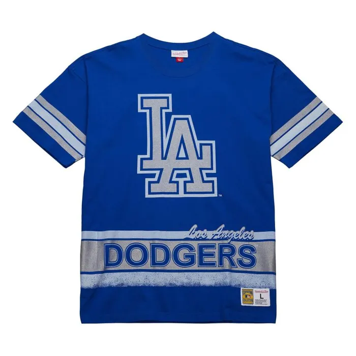 Mitchell and Ness Fashion Oversized SS Tee Vintage Logo Los Angeles Dodgers Men TShirts and Tops Mitchell and Ness Fashion Oversized SS Tee Vintage Logo Los Angeles Dodgers Men TShirts and Tops