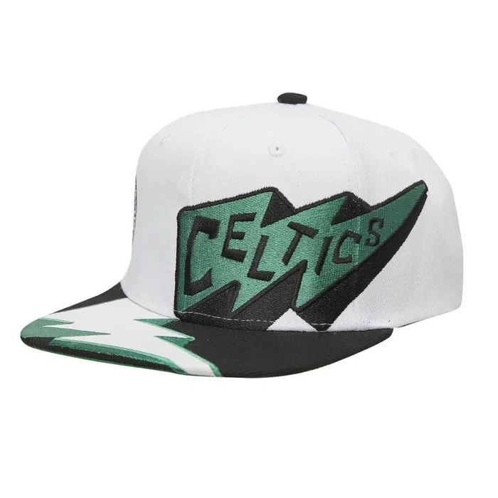 Mitchell and Ness Fast Times Snapback Boston Celtics Men Hats and Headwear