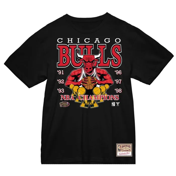 Mitchell and Ness Finals Tee Chicago Bulls Men TShirts and Tops