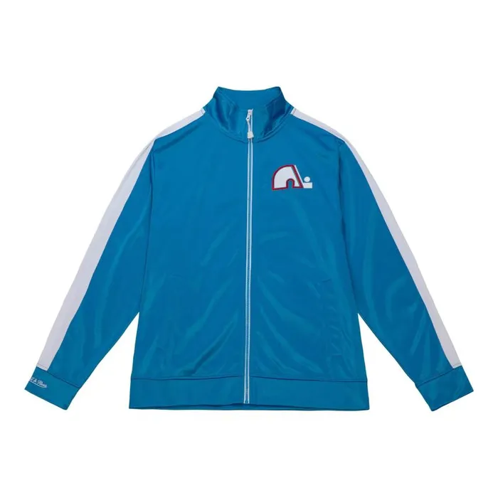 Mitchell and Ness Flashback Track Jacket Quebec Nordiques Men Jackets and Outerwear Mitchell and Ness Flashback Track Jacket Quebec Nordiques Men Jackets and Outerwear