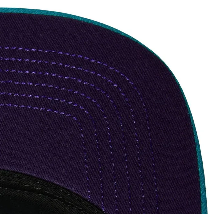 Mitchell and Ness Front Face Snapback HWC Charlotte Hornets Men Hats and Headwear Mitchell and Ness Front Face Snapback HWC Charlotte Hornets Men Hats and Headwear
