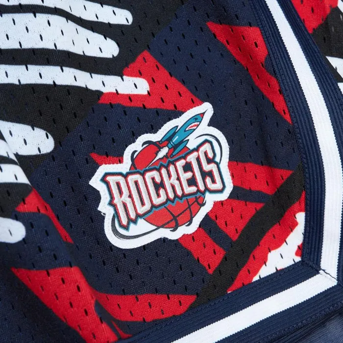 Mitchell and Ness Game Day Pattern Short Houston Rockets Men Shorts Mitchell and Ness Game Day Pattern Short Houston Rockets Men Shorts