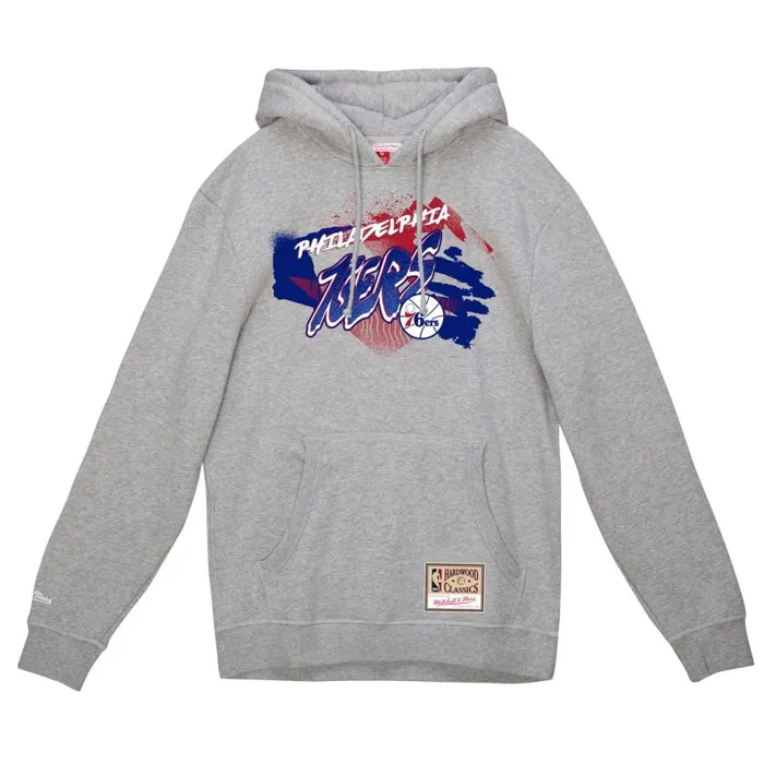 Mitchell and Ness Graff Hoodie Philadelphia 76ers Men Hoodies and Sweatshirts Mitchell and Ness Graff Hoodie Philadelphia 76ers Men Hoodies and Sweatshirts