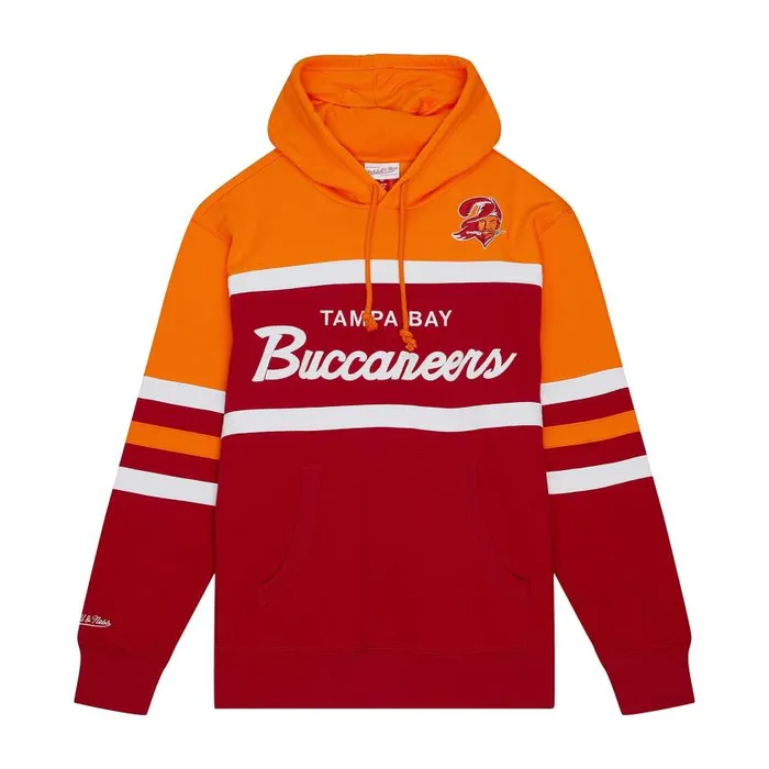Mitchell and Ness Head Coach Hoodie Tampa Bay Buccaneers Men Hoodies and Sweatshirts Mitchell and Ness Head Coach Hoodie Tampa Bay Buccaneers Men Hoodies and Sweatshirts