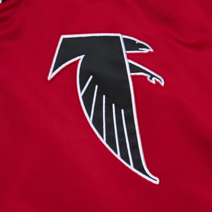 Mitchell and Ness Heavyweight Satin Jacket Atlanta Falcons Men Jackets and Outerwear Mitchell and Ness Heavyweight Satin Jacket Atlanta Falcons Men Jackets and Outerwear
