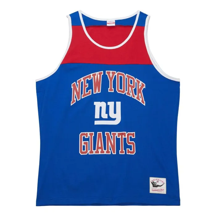 Mitchell and Ness Heritage Color Blocked Tank Top New York Giants Men TShirts and Tops Mitchell and Ness Heritage Color Blocked Tank Top New York Giants Men TShirts and Tops