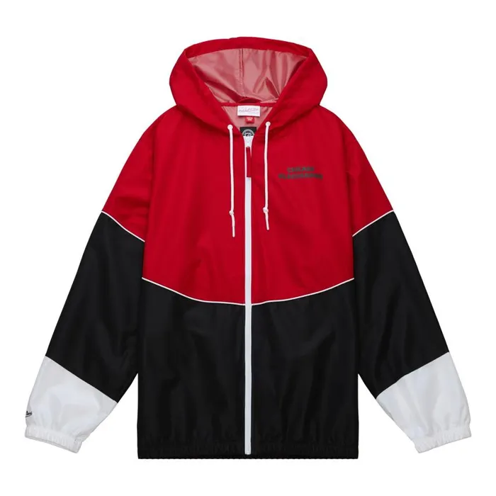 Mitchell and Ness Home Team Lightweight Windbreaker Chicago Blackhawks Men Jackets and Outerwear Mitchell and Ness Home Team Lightweight Windbreaker Chicago Blackhawks Men Jackets and Outerwear