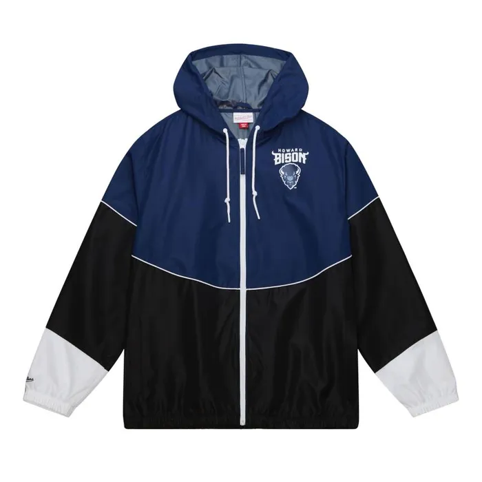 Mitchell and Ness Home Team Lightweight Windbreaker Howard University Men Jackets and Outerwear Mitchell and Ness Home Team Lightweight Windbreaker Howard University Men Jackets and Outerwear