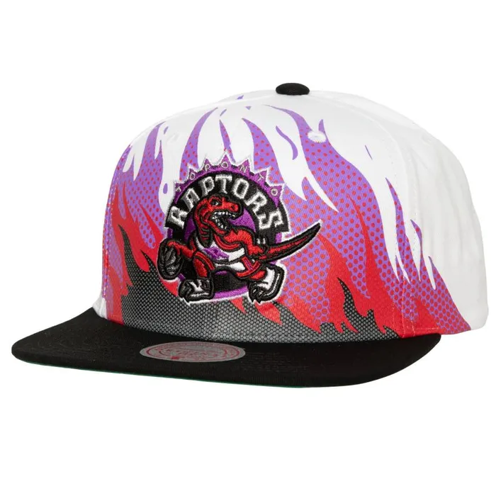 Mitchell and Ness Hot Fire Snapback HWC Toronto Raptors Men Hats and Headwear Mitchell and Ness Hot Fire Snapback HWC Toronto Raptors Men Hats and Headwear