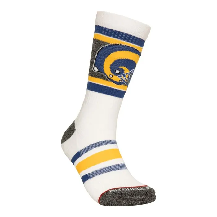 Mitchell and Ness Interception Crew Socks St Louis Rams Men Socks Mitchell and Ness Interception Crew Socks St Louis Rams Men Socks