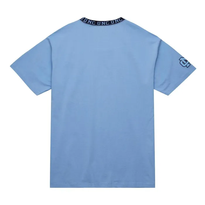 Mitchell and Ness Jacquard Ringer SS Tee Vintage Logo University Of North Carolina Men TShirts and Tops Mitchell and Ness Jacquard Ringer SS Tee Vintage Logo University Of North Carolina Men TShirts and Tops
