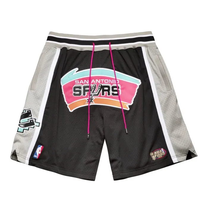 Mitchell and Ness Just Don 90s Shorts San Antonio Spurs 199899 Men Shorts