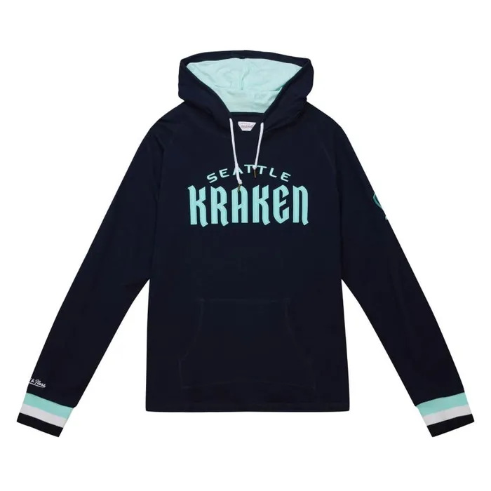 Mitchell and Ness Legendary Slub Long Sleeve Hoodie Seattle Kraken Men Hoodies and Sweatshirts Mitchell and Ness Legendary Slub Long Sleeve Hoodie Seattle Kraken Men Hoodies and Sweatshirts