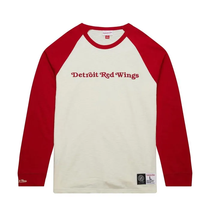 Mitchell and Ness Legendary Slub LS Current Logo Detroit Red Wings Men TShirts and Tops Mitchell and Ness Legendary Slub LS Current Logo Detroit Red Wings Men TShirts and Tops