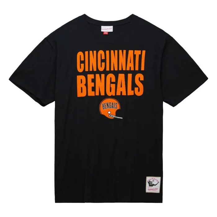 Mitchell and Ness Legendary Slub SS Tee Cincinnati Bengals Men TShirts and Tops