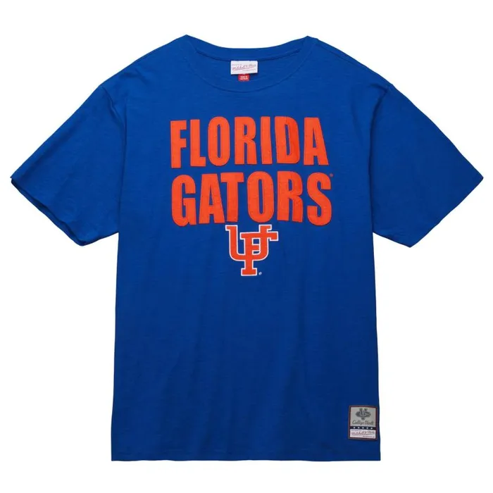 Mitchell and Ness Legendary Slub SS Tee University Of Florida Men TShirts and Tops