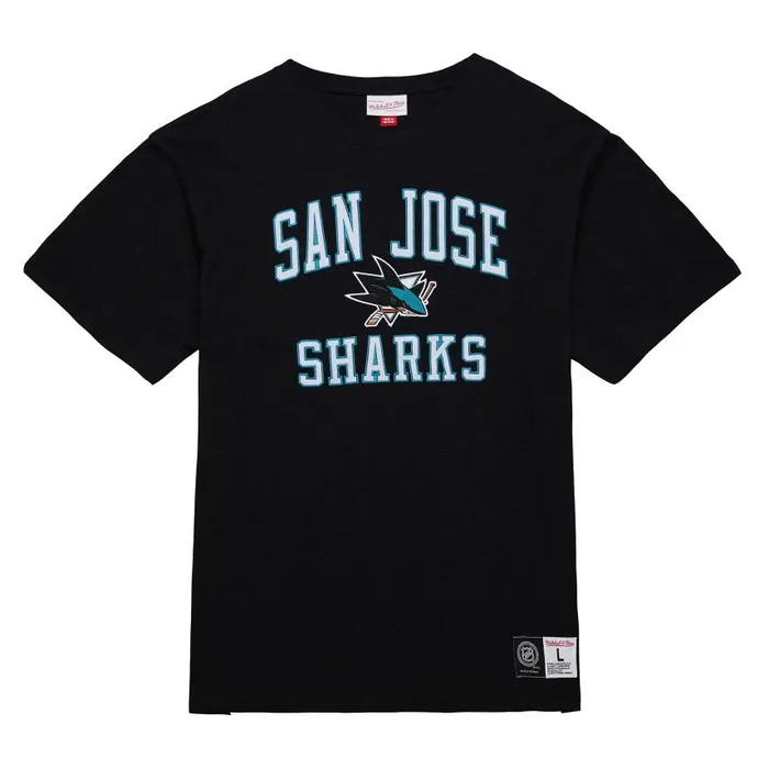 Mitchell and Ness Legendary Slub SS Tee Current Logo San Jose Sharks Men TShirts and Tops Mitchell and Ness Legendary Slub SS Tee Current Logo San Jose Sharks Men TShirts and Tops